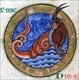 England: Zodiacal symbol for Capricorn as represented in the Hunterian Psalter (York, c. 1170).