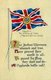 India: British imperial hubris. The Viceroy of India's flag with nationalistic poetic sentiment. London, c. 1941-44.