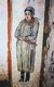 China: Door Guardian of Khitan nationality. Mural in the tomb of Zhang Wenzao, Xuanhua, Hebei, Liao Dynasty (1093-1117).